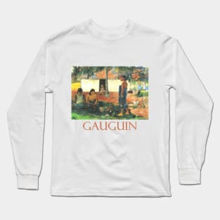 Why Are You Not Angry? (1896) by Paul Gauguin Long Sleeve T-Shirt